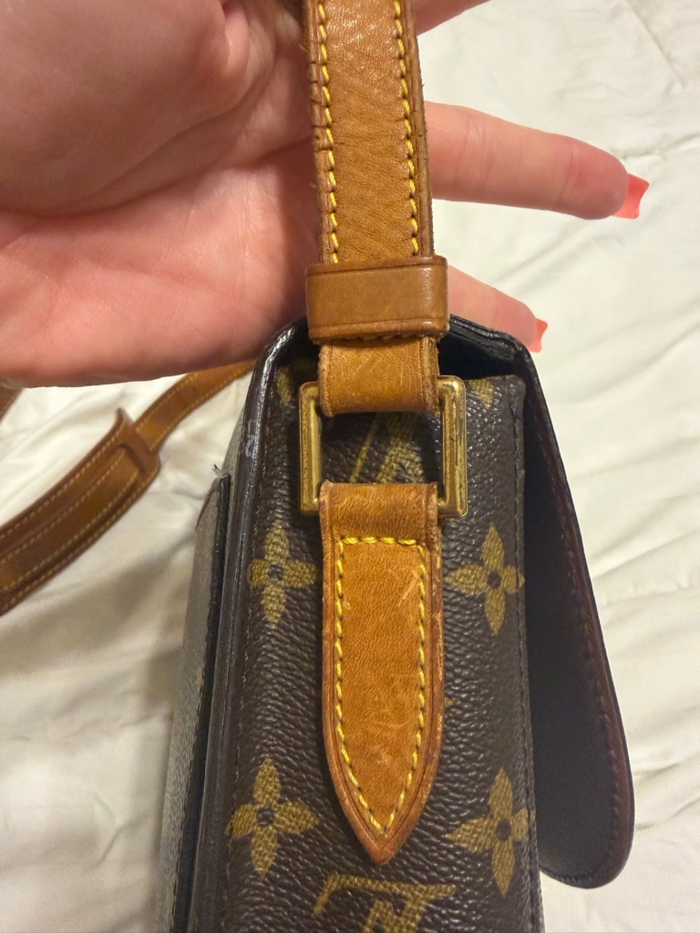 💯AUTHENTIC Louis Vuitton Monogram Saint Cloud Cross Bag - Picture 10 of 16